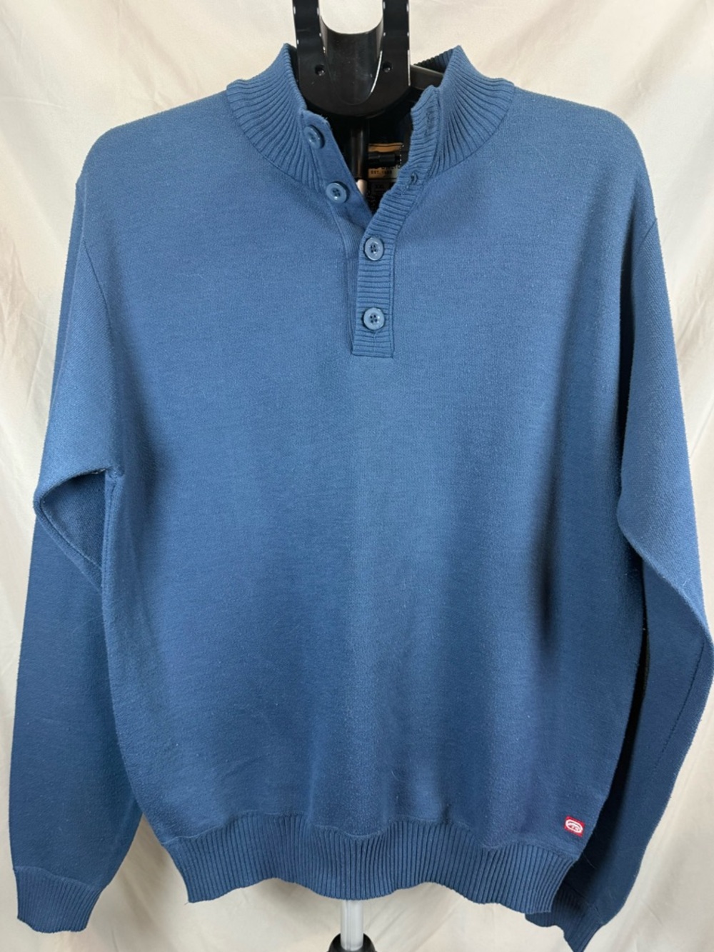 Ecko Unltd. Men’s Button-Up Pullover Sweater - Blue‎ - XXL